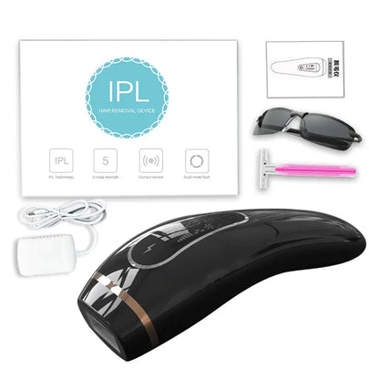 Home Laser Hair Removal Device – IPL Professional Full Body Hair Reduction – strike, slip, break (Image 1)
