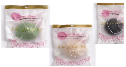 Konjac Face Wash Sponge – Gentle Exfoliating & Cleansing Pad – loofa, flannel, lap (Image 1)