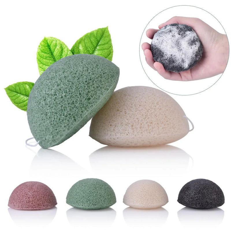 Konjac Face Wash Sponge – Gentle Exfoliating & Cleansing Pad – loofa, flannel, lap (Image 5)