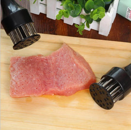 Meat Tenderizer Needle – 48 Stainless Steel Blades for BBQ & Marinade – rib, pin, iron (Image 1)