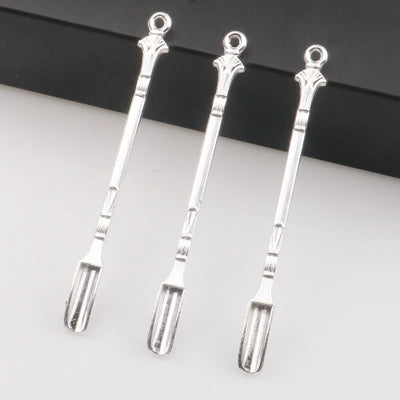 Medicine Bottle Spoon – Mini Alloy Sniffer Tool – dose, flask, nut (Image 8)