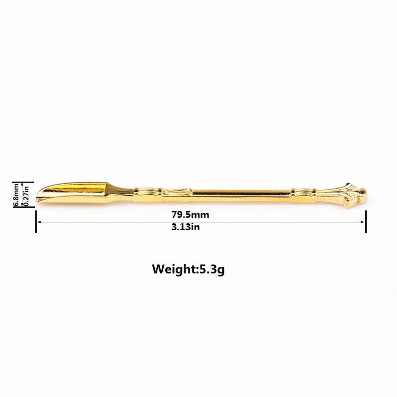 Medicine Bottle Spoon – Mini Alloy Sniffer Tool – dose, flask, nut (Image 10)