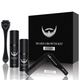 Men’s Beard Grooming Kit with Roller & Disinfectant – pipes, float, puff (Image 2)