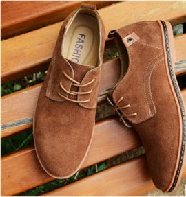 Men’s Casual Leather Shoes for Comfort – kid, kidding, kif (Image 2)
