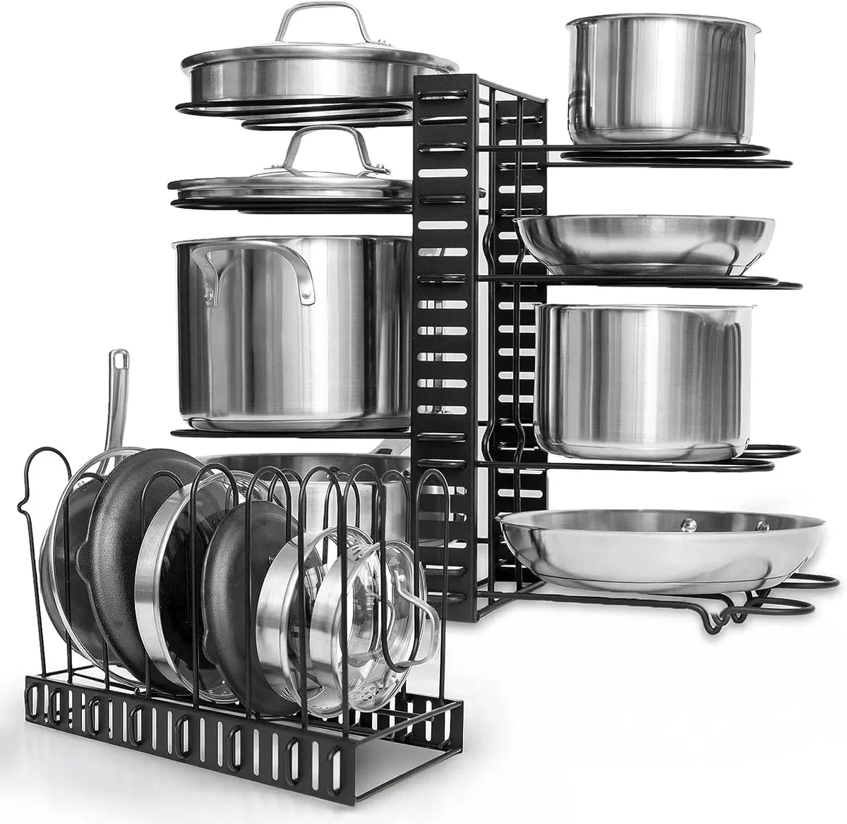 Multi-Layer Kitchen Floor Storage Rack – for Pots & Boards – pot, por, potted (Image 5)