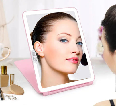 Multifunctional LED Makeup Mirror – Adjustable Brightness Vanity Mirror with Touch Control – degenerate, jalousie, brush (Image 1)