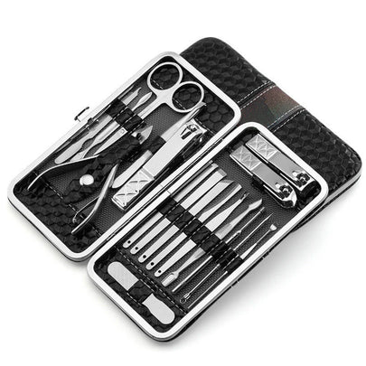 Premium Nail Clippers Set – Sharp Durable Stainless Steel Grooming Kit – needle, file, pin (Image 1)