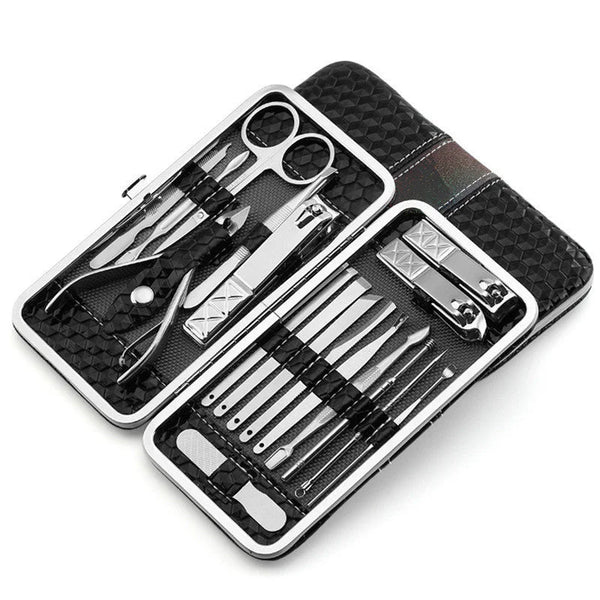 Premium Nail Clippers Set – Sharp Durable Stainless Steel Grooming Kit – needle, file, pin (Image 1)