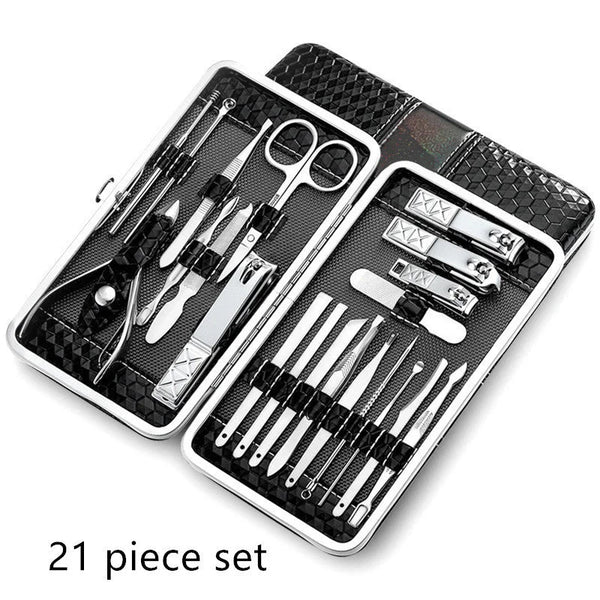 Premium Nail Clippers Set – Sharp Durable Stainless Steel Grooming Kit – needle, file, pin (Image 7)