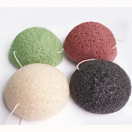 Natural Konjac Face Wash Puff – Gentle Facial Cleansing – astringent, purge, flush (Image 1)