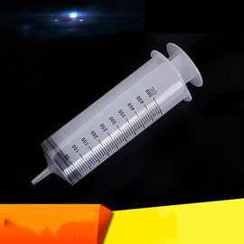Plastic Syringe – Large Capacity Measuring Tool – gauge, needle, pipette (Image 1)