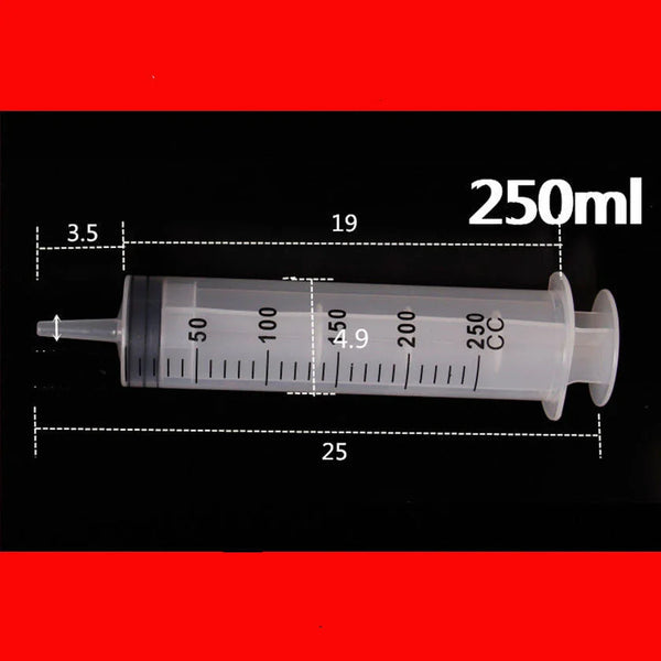 Plastic Syringe – Large Capacity Measuring Tool – gauge, needle, pipette (Image 3)