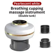 Portable Electric Cupping Massager – 2-Cup Vacuum Therapy with Red Light for Muscle Pain Relief – soft, cup, torch (Image 1)