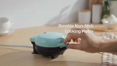 video showing how to make waffle easy and how to clean