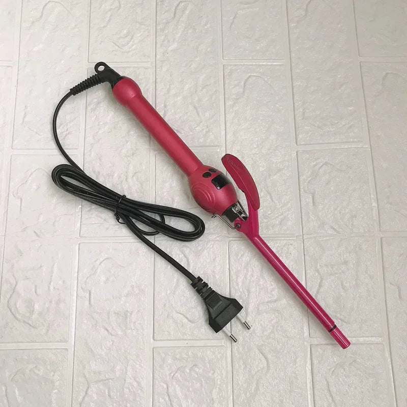 Professional 9mm Curling Iron – with LCD Display – crank, cranking, cranks (Image 1)
