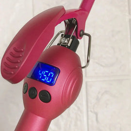 Professional 9mm Curling Iron – with LCD Display – crank, cranking, cranks (Image 2)