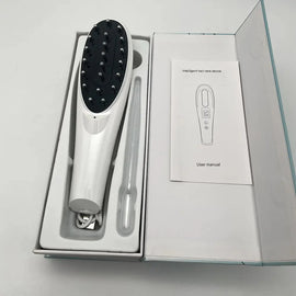 Rechargeable Scalp Massager Comb – Red Light Therapy Hair Growth & Relaxation Brush – combed, combatively, mane (Image 2)