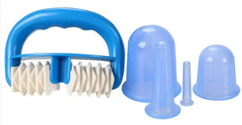 Roller Massager Vacuum Cupping Device – 5-Piece Set for Deep Tissue Massage & Cellulite Reduction – rolf, cup, cupped (Image 1)