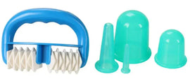 Roller Massager Vacuum Cupping Device – 5-Piece Set for Deep Tissue Massage & Cellulite Reduction – rolf, cup, cupped (Image 2)