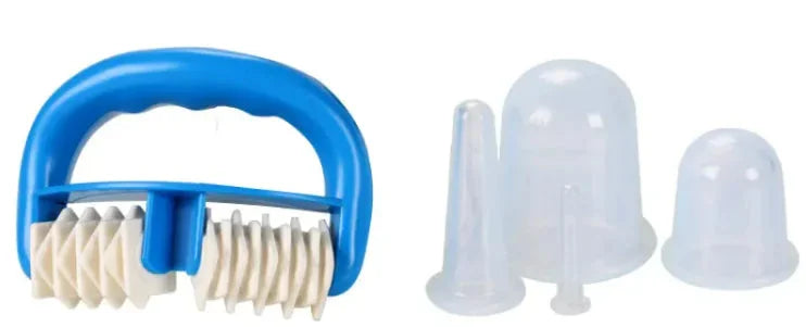 Roller Massager Vacuum Cupping Device – 5-Piece Set for Deep Tissue Massage & Cellulite Reduction – rolf, cup, cupped (Image 4)