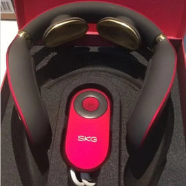 SKG4098 Red Premium Neck Massager – Heated Electric Shoulder & Neck Therapy with Remote – heat, pitch, filament (Image 2)