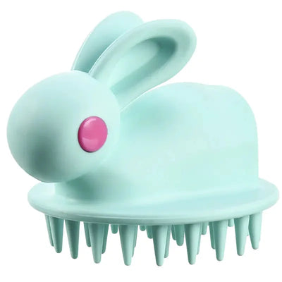 Soft Rubber Shampoo Brush – Kids’ Scalp Massage – squash, squashing, squeegee (Image 1)