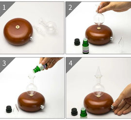 Solid Oil Diffuser for Essential Oil For home Therapy – camphor, stearoptene, bed (Image 2)