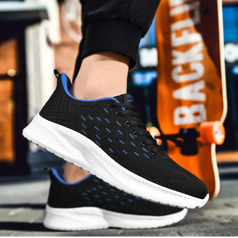 Sports Flying Woven Ultralight Casual Running Shoes – float, spikes, spiking (Image 1)