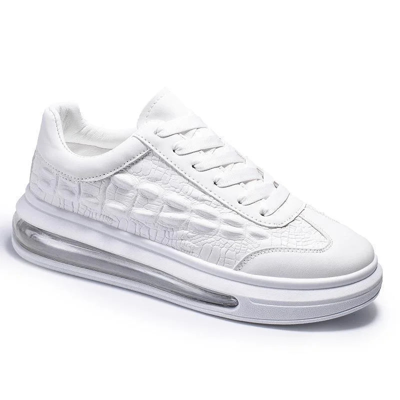 Trendy Leather Men's Casual Sneakers for Style – break, run, spats (Image 2)