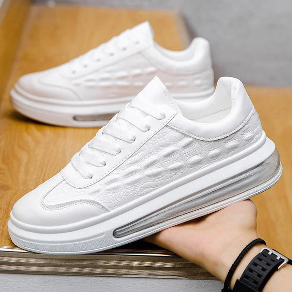 Trendy Leather Men's Casual Sneakers for Style – break, run, spats (Image 5)