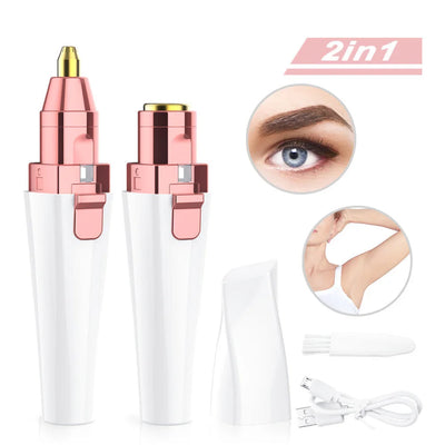 USB Charging Lipstick Shaver & Eyebrow Trimmer – blood, bat, brick (Image 4)