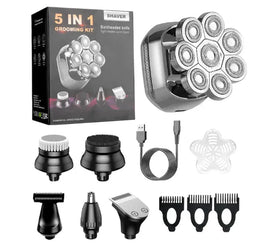 Waterproof Shaver for Men – Wet & Dry Electric Grooming Razor – wash, boy, mopping (Image 1)