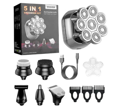 Waterproof Shaver for Men – Wet & Dry Electric Grooming Razor – wash, boy, mopping (Image 1)