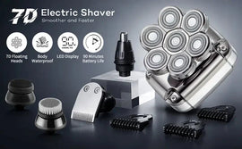 Waterproof Shaver for Men – Wet & Dry Electric Grooming Razor – wash, boy, mopping (Image 2)
