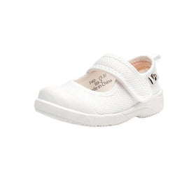 White Cloth Shoes for Children & Toddlers – upper, linen, bib (Image 1)