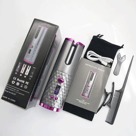 Wireless Automatic Hair Curler with USB Charging – roller, torch, power (Image 2)