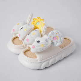 Women's Breathable Linen Slippers with Soft Anti-Skid Soles – sneaker, tap, pumps (Image 2)