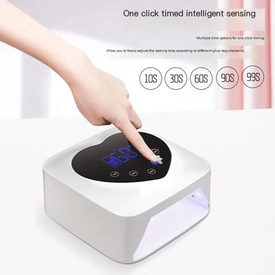 X20 Wireless Nail Lamp – Rechargeable Lithium Battery – flashlight, receiver, discharge (Image 4)